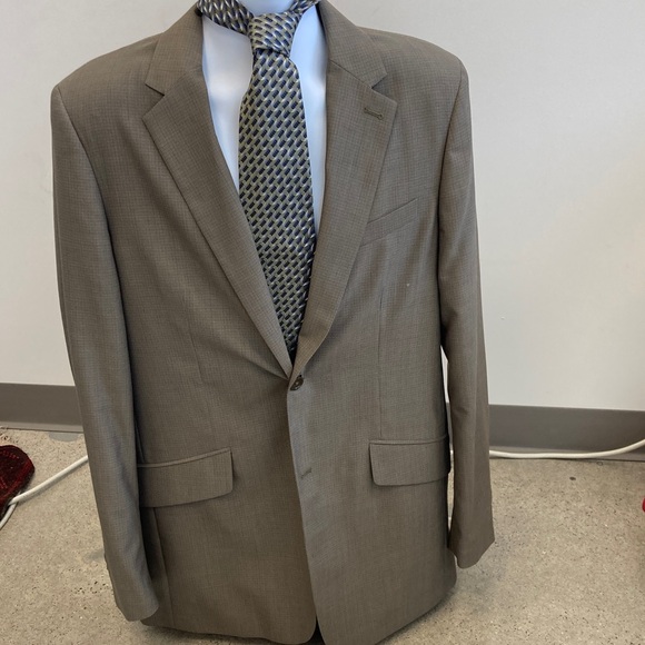 Banana Republic Men's Tan Suit Jacket - Picture 1 of 8